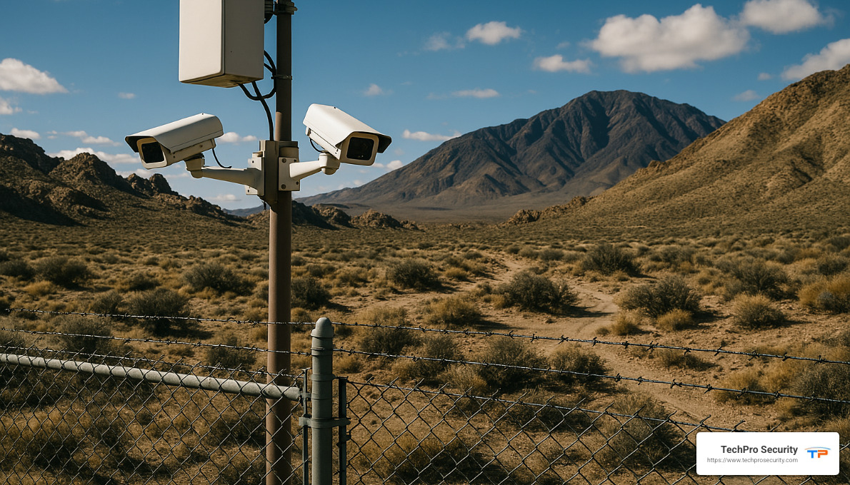 Secured remote location with CCTV surveillance - cctv for remote locations