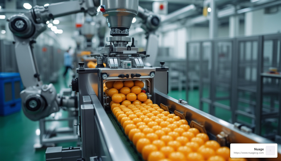 Automated food production line - Food industry digital change