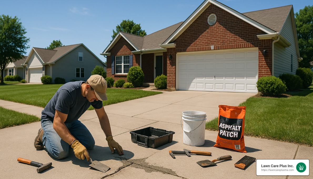 maintenance of a driveway - driveway repair