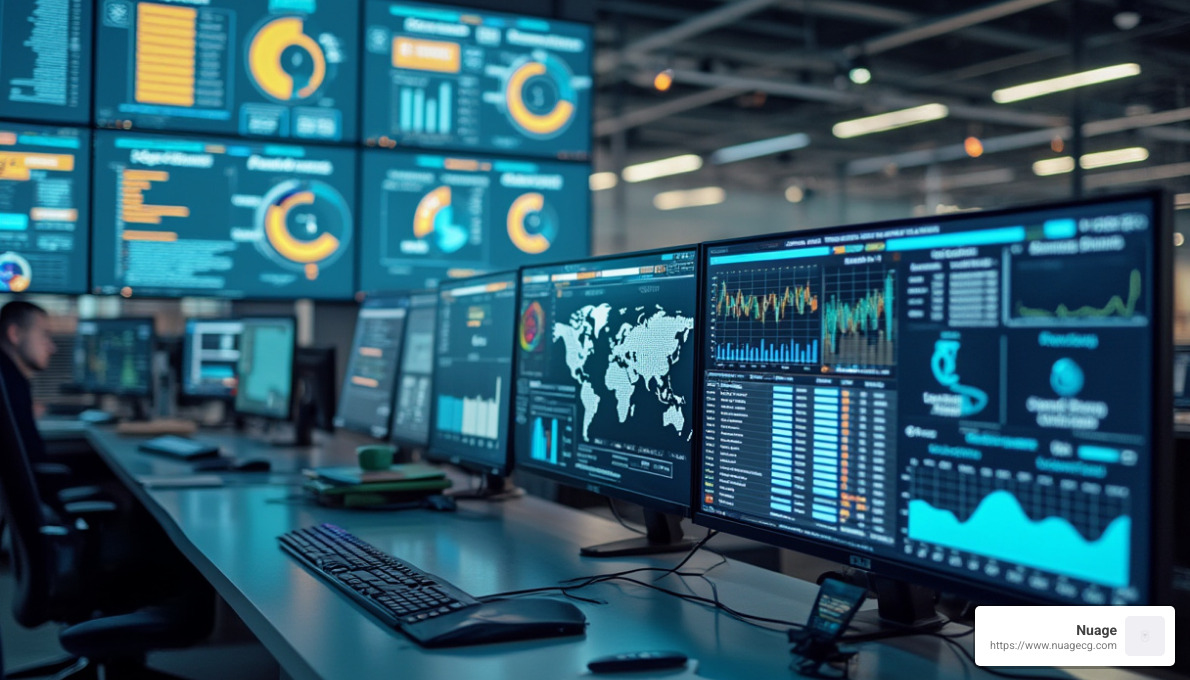 Food company digital command center - Food industry digital change