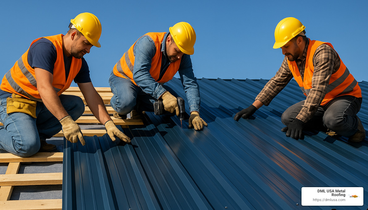 Metal roofing installation by affordable contractors - Affordable roofing contractors