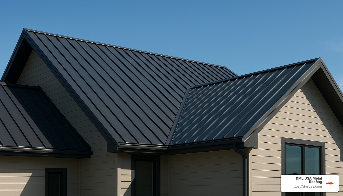 Modern metal roof installation - Affordable roofing contractors