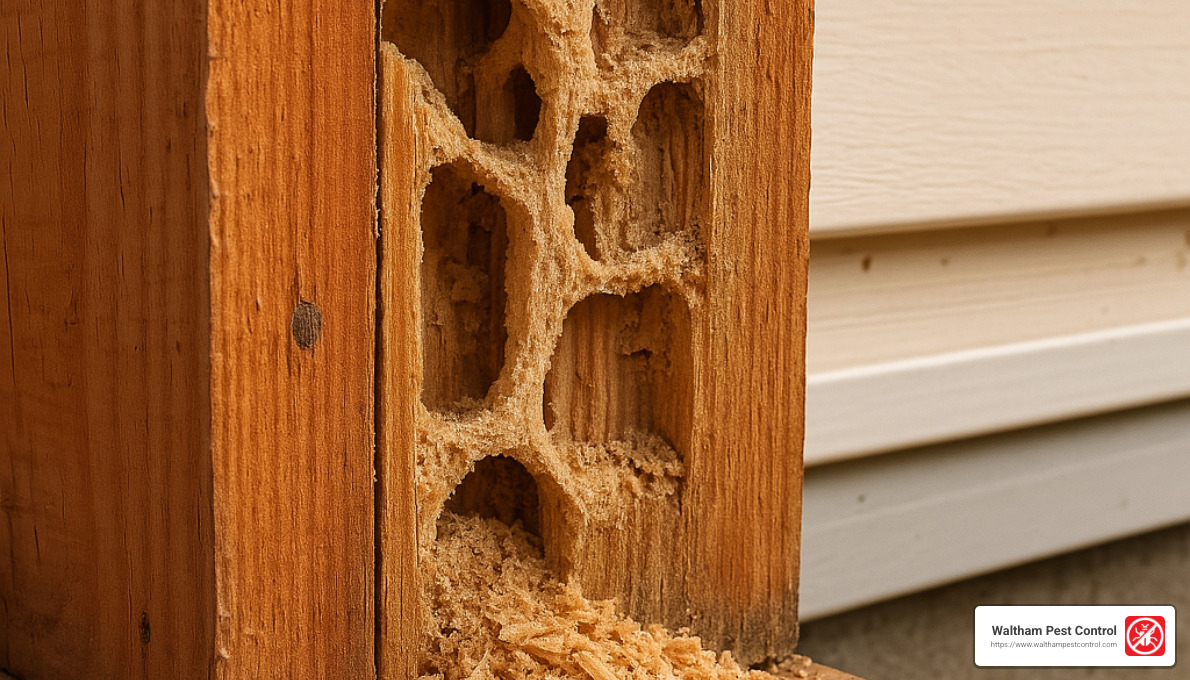 ant damage to wood structures - best pest control company for ants