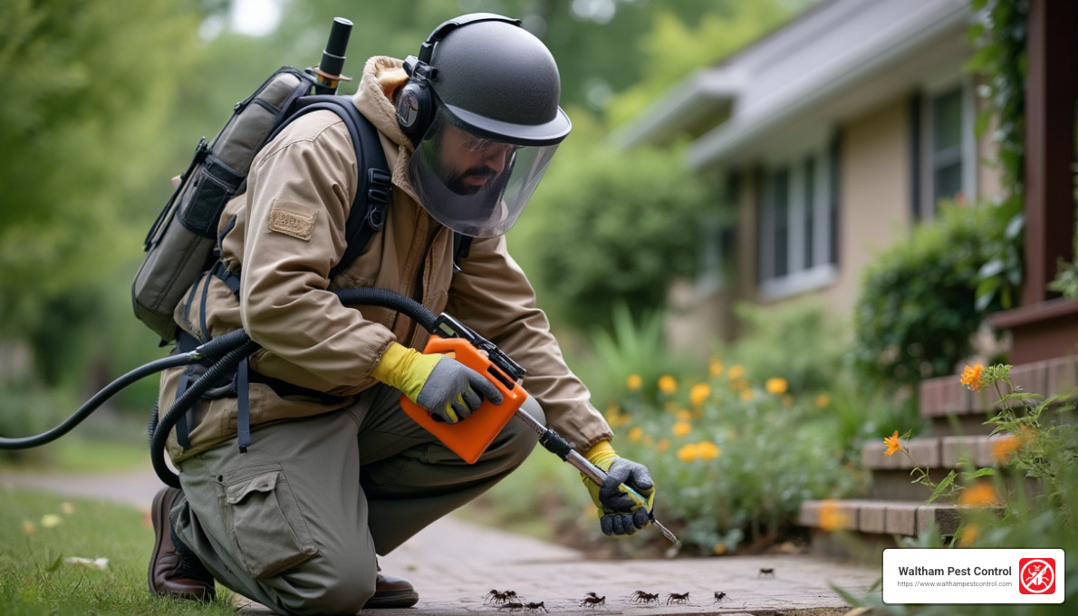 pest control services being provided - best pest control company for ants