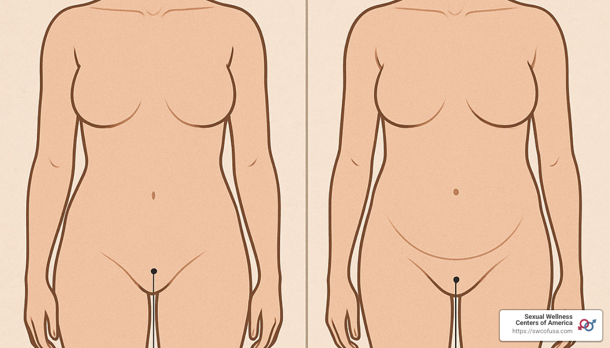 Fat distribution changes during menopause - hormone replacement therapy and weight loss