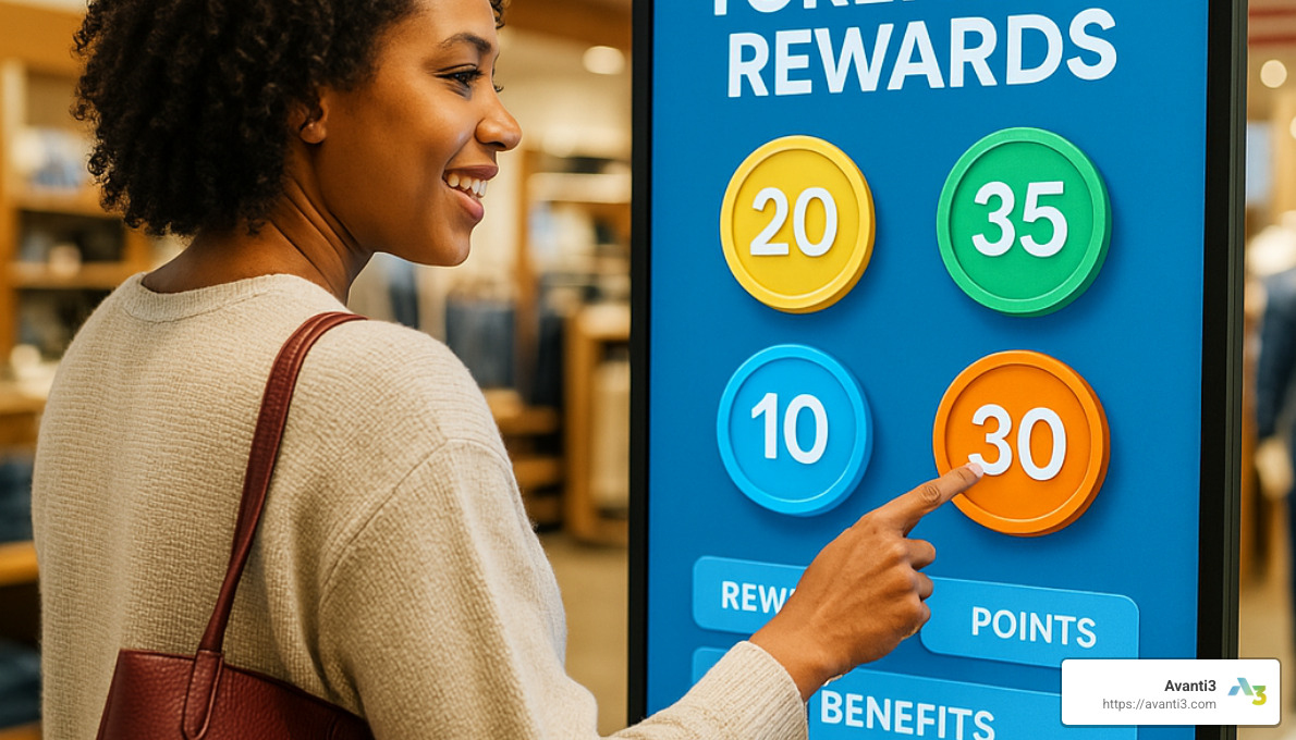 Customer interacting with tokenized rewards - Blockchain-based rewards