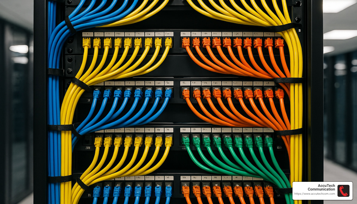 organized network cabling system - network cabling systems