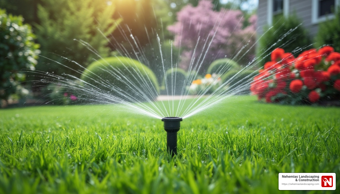 water conservation with smart sprinkler systems - automatic sprinkler system