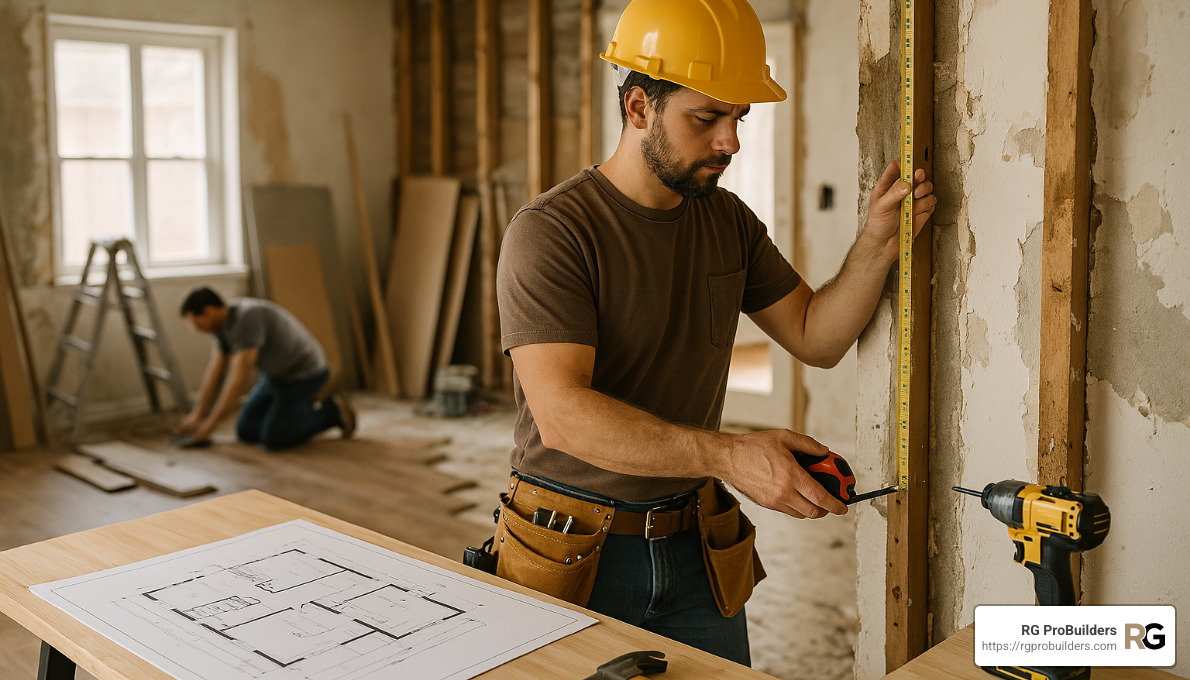 Renovation specialist meeting with homeowners - Home renovation specialists