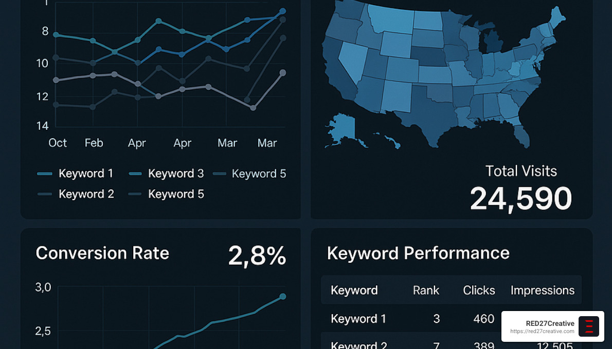 Analytics dashboard for manufacturing SEO - Local SEO for manufacturers Analytics dashboard for manufacturing SEO - Local SEO for manufacturers