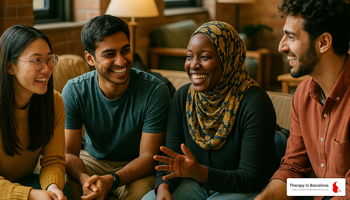 International students experiencing cultural adjustment - Counseling for international students