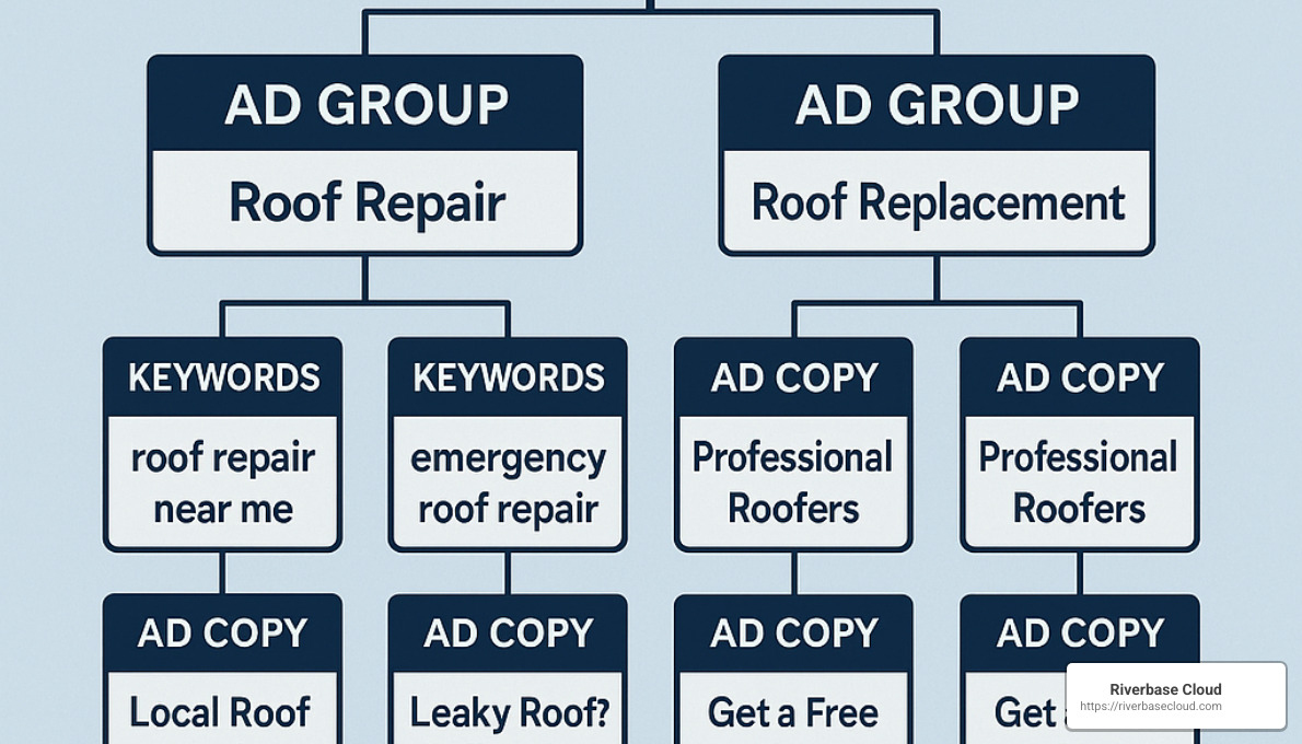 Campaign structure for roofing Google Ads - Google Ads for roofers