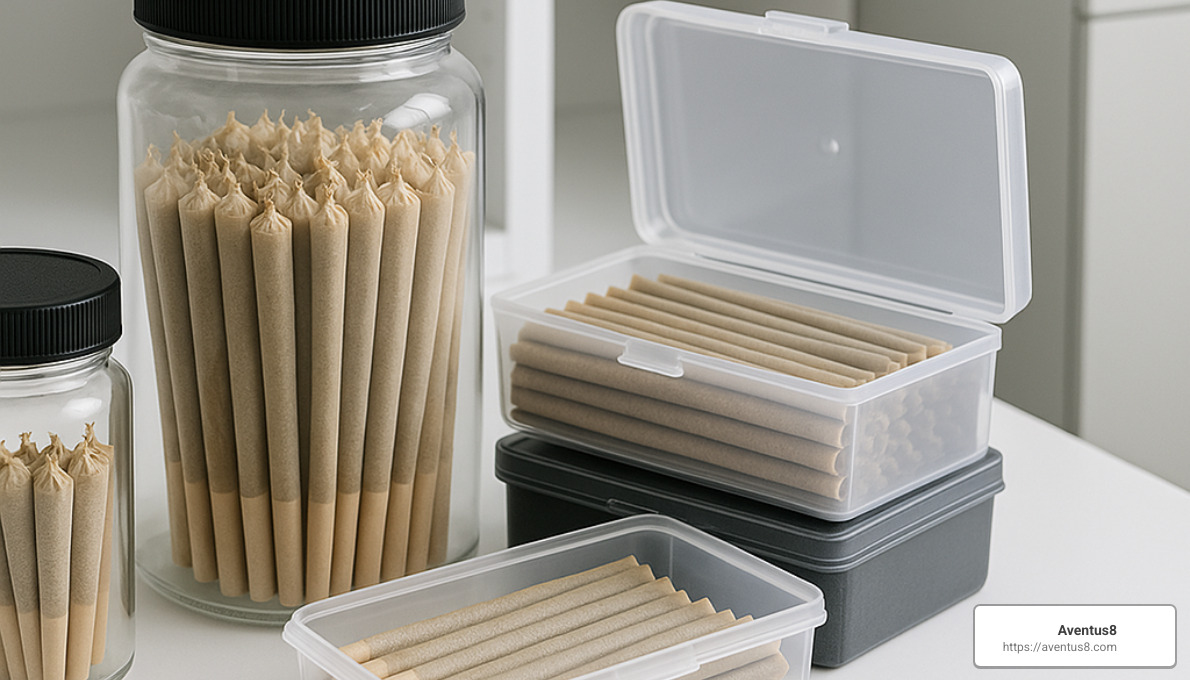 Proper storage solutions for pre-rolled cones - Buy pre-rolled cones