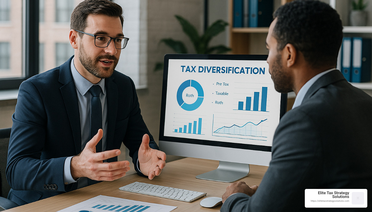 professional implementing tax diversification strategies - tax diversification strategy high income
