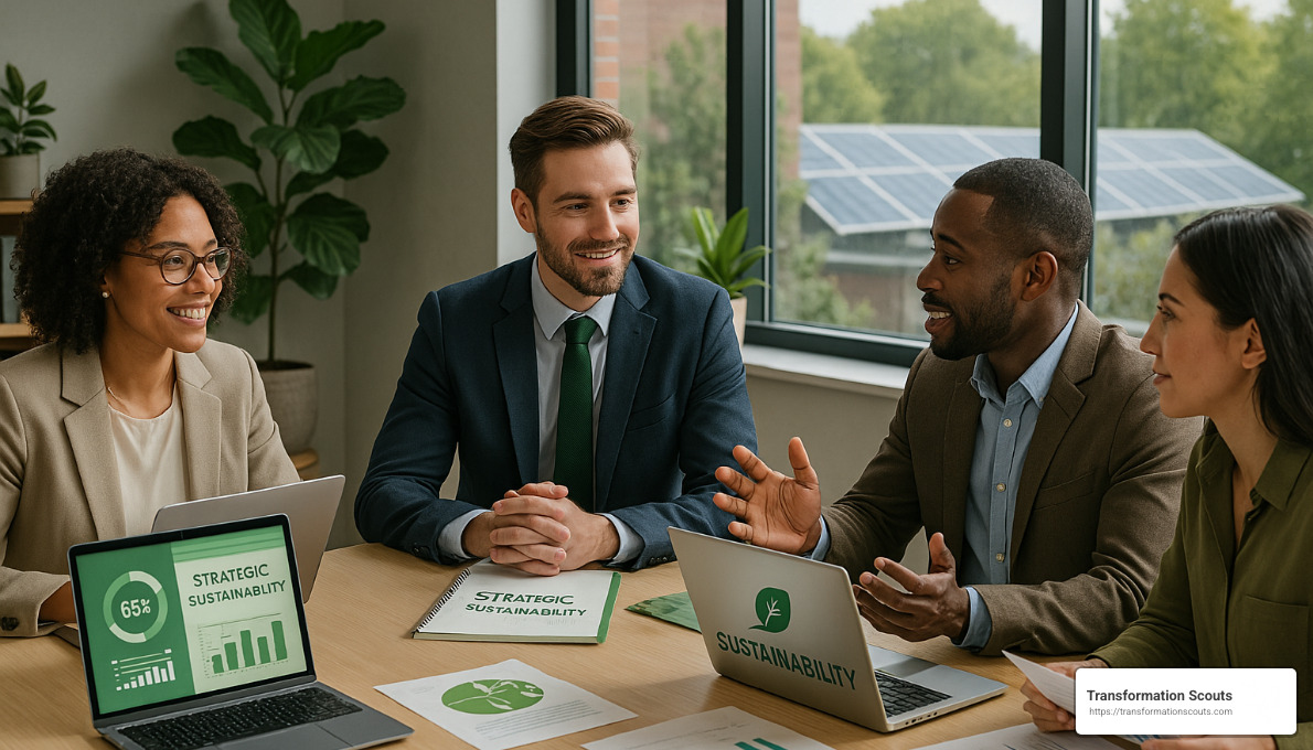 business integrating sustainability into core operations - strategic sustainability consulting