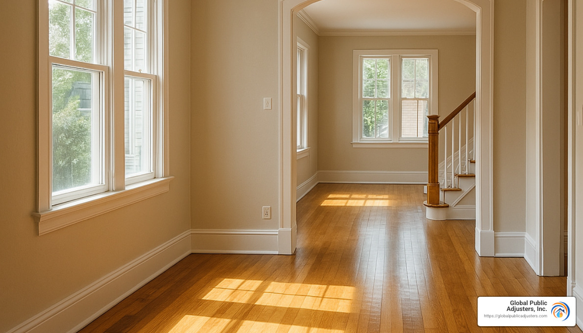 restored home after professional remediation - smoke damage insurance claims