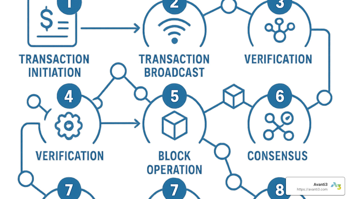 blockchain transaction flow - blockchain payment systems