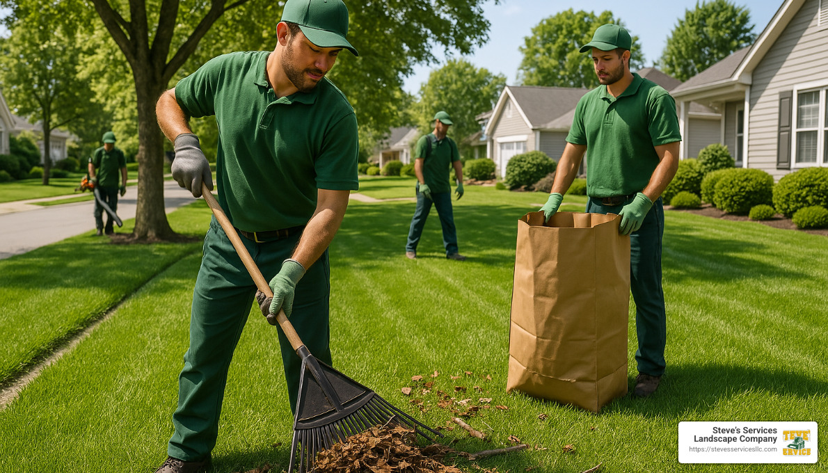 lawn care cleanup benefits - lawn care clean up