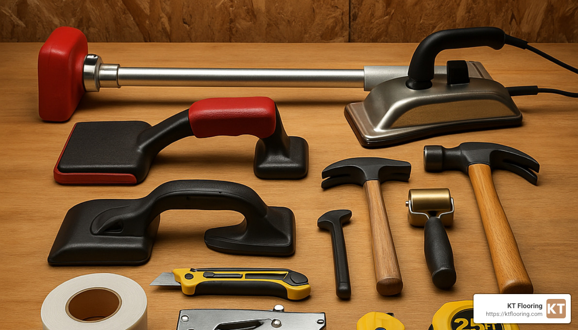 professional carpet installation tools - install carpet