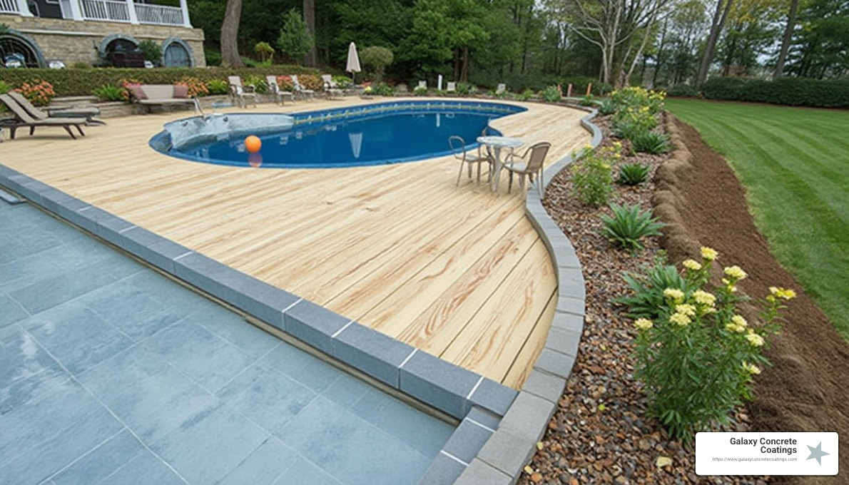 comparison of professional vs DIY pool deck repair results - pool deck repair services