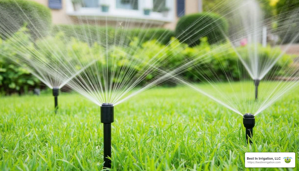 different types of lawn sprinkler systems - lawn sprinkler systems installation