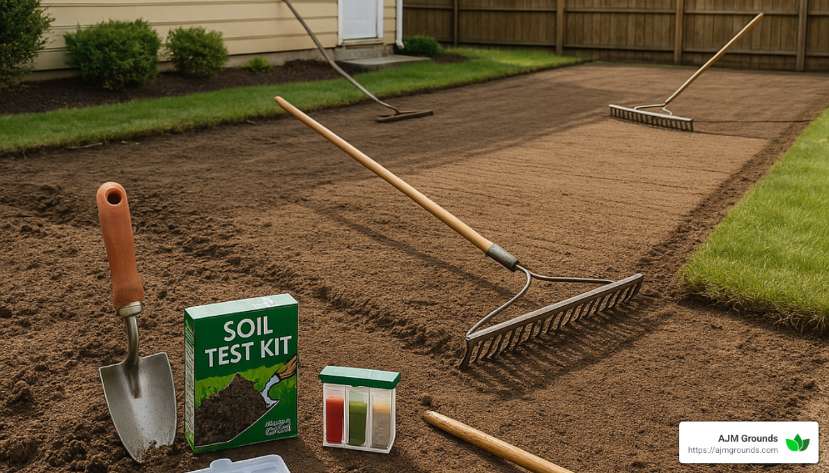 lawn preparation for sod installation - best sod installation near me