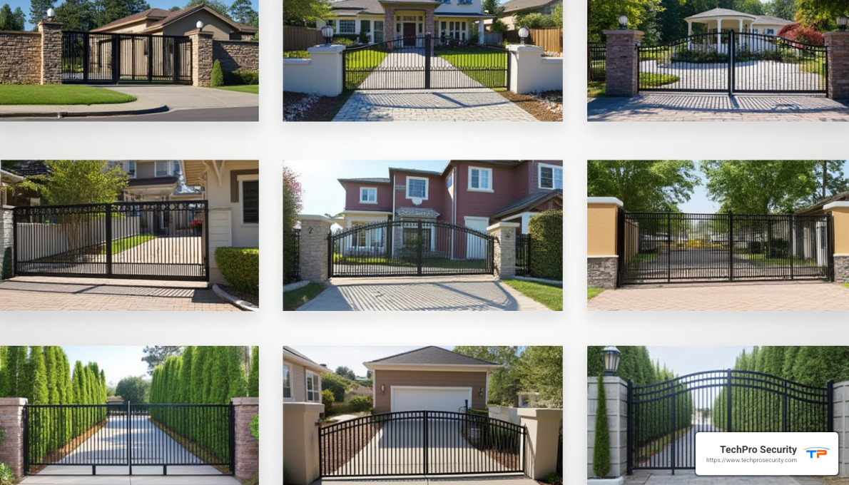 different types of automated access gates - automated access gates
