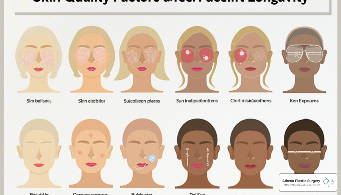 skin quality factors affecting facelift longevity - how long does a facelift last