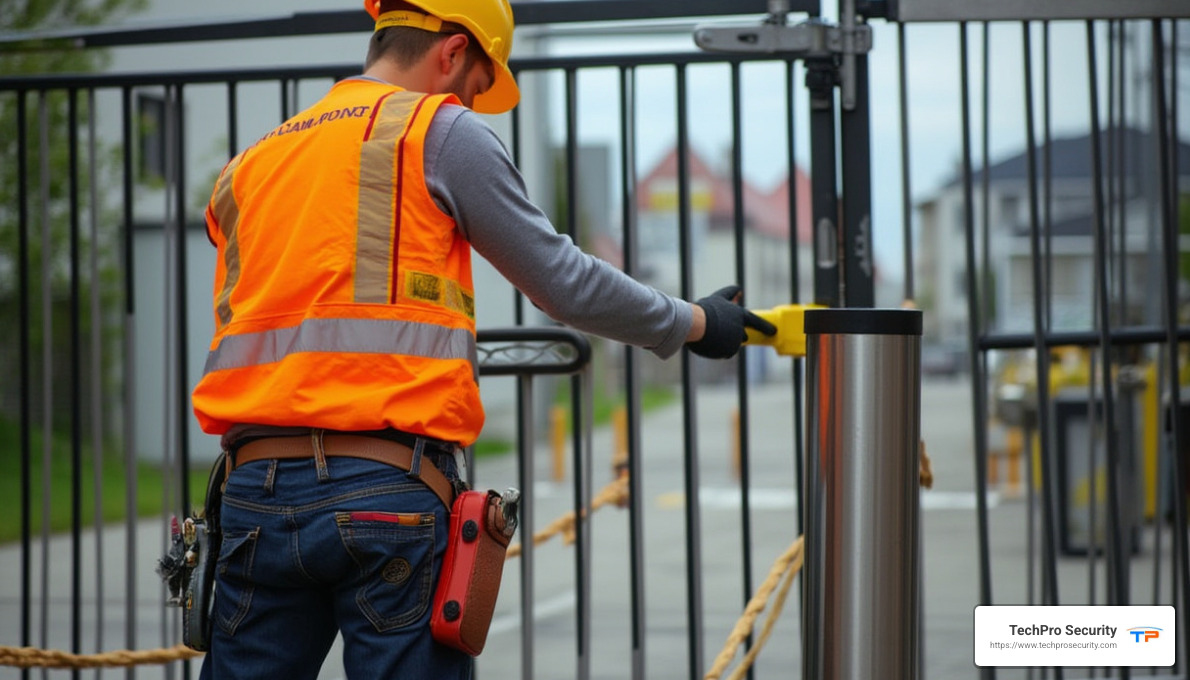 maintenance of automated access gate - automated access gates