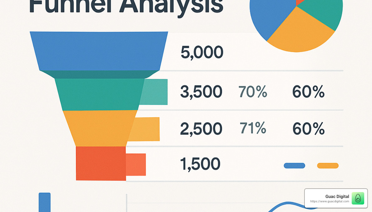 Mixpanel funnel analysis report showing conversion steps - conversion rate optimization tools