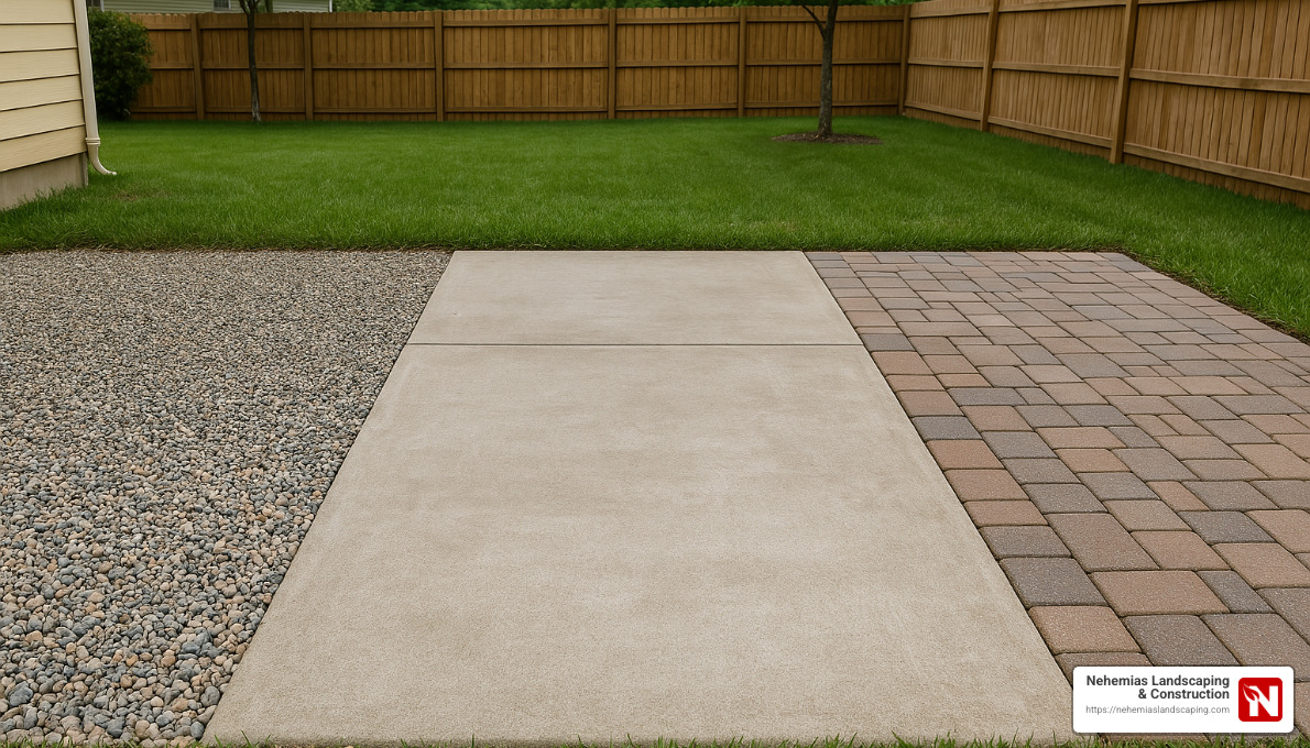 different patio types - affordable patio