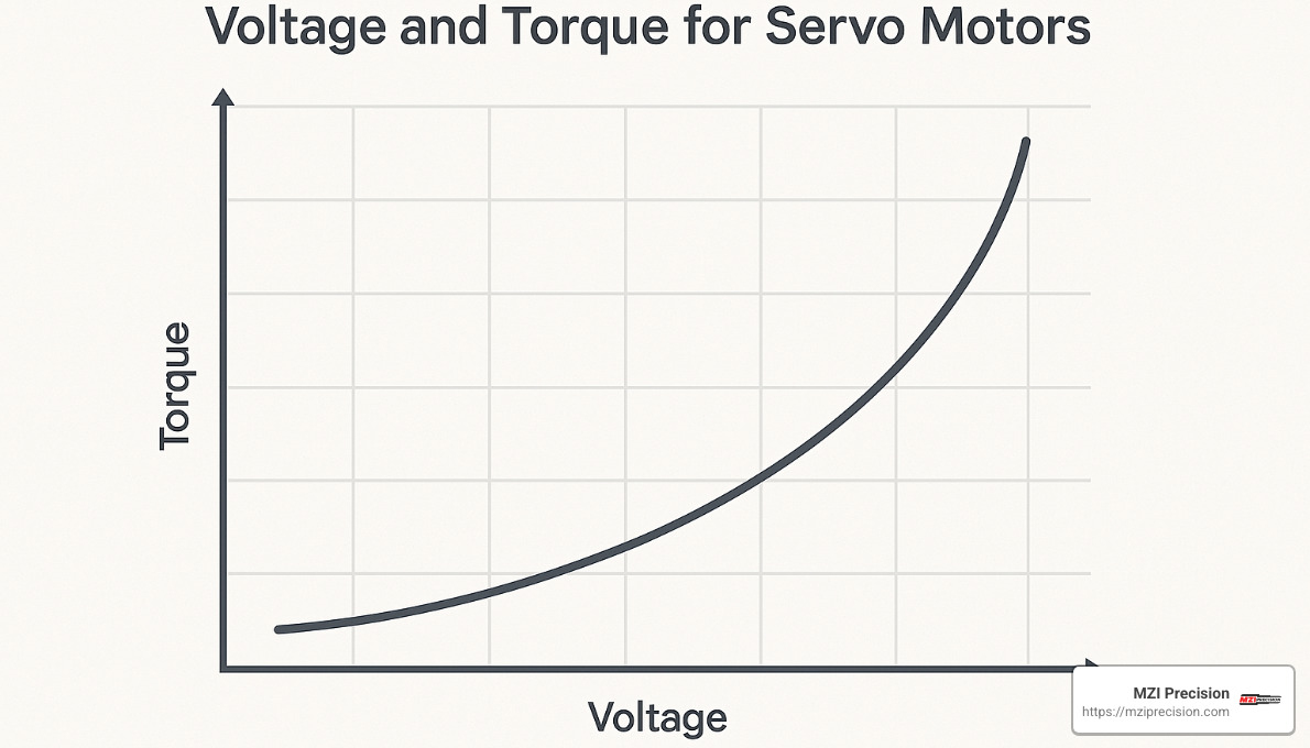 voltage vs torque graph for servo motors - servo motor torque