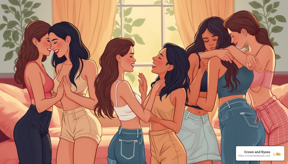 Female arousal techniques illustration - Female arousal techniques