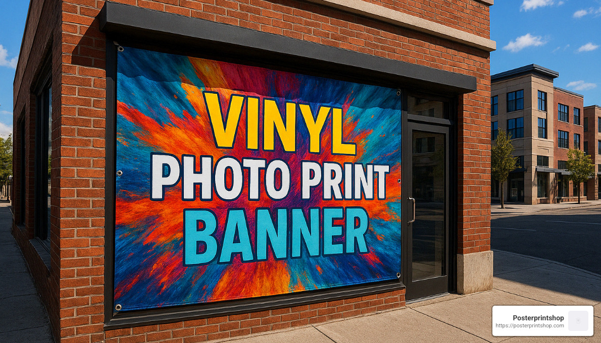 vinyl photo print outdoor application - vinyl photo print