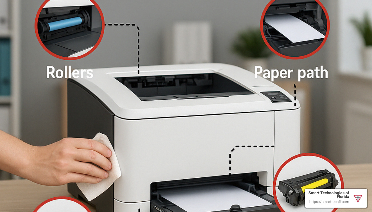 common printer issues and maintenance solutions - laser printer maintenance checklist