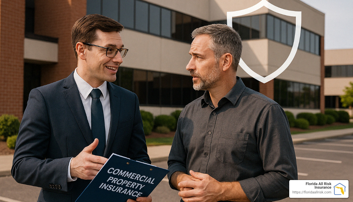 Commercial property insurance protecting business assets - commercial property insurance agents near me