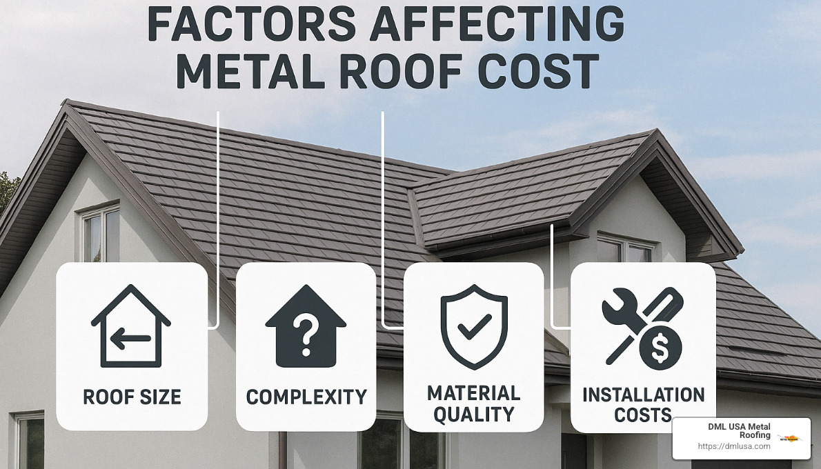 factors affecting metal roof cost - metal shingle roof cost
