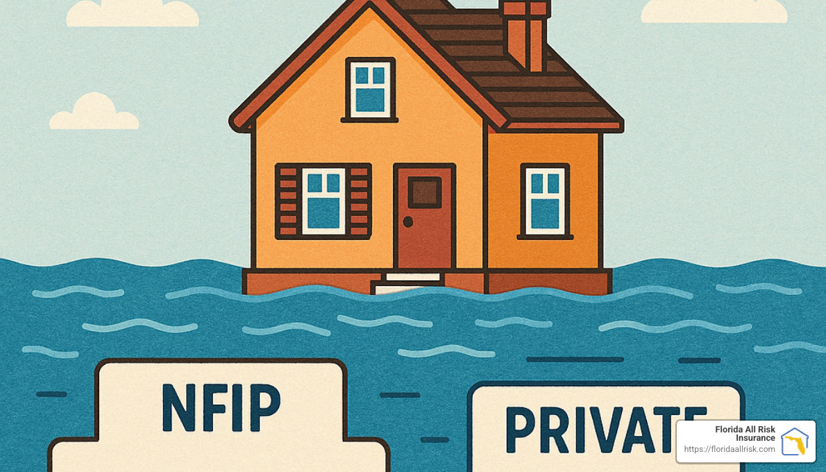 22068fb8be8b105f850f8a182088ee16b27b9d53 Flood Insurance Showdown: The Best Companies to Keep You Covered Discover the Best flood insurance companies for 2025. Protect your home with superior coverage and personalized service today! Flood insurance basics showing NFIP and private options - Best flood insurance companies