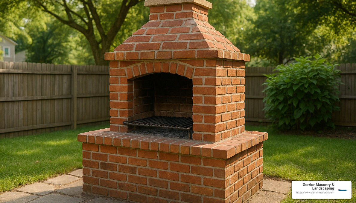 Sizzle in Style: Outdoor BBQ Design Ideas 2 brick barbecue pit - outdoor bbq design