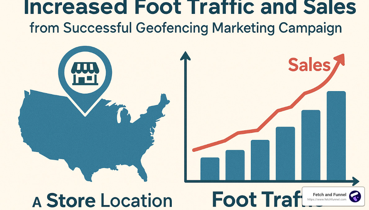 successful geofencing campaign results showing increased foot traffic and sales - what is geofencing in digital marketing