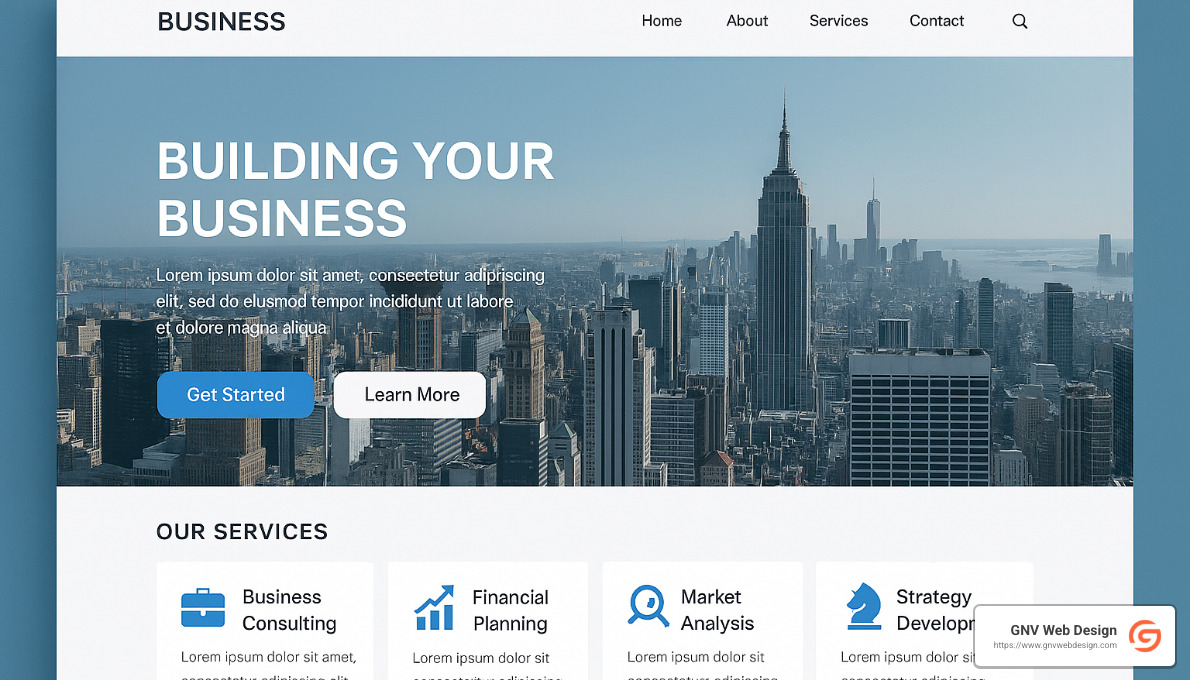 Essential website elements - business website design