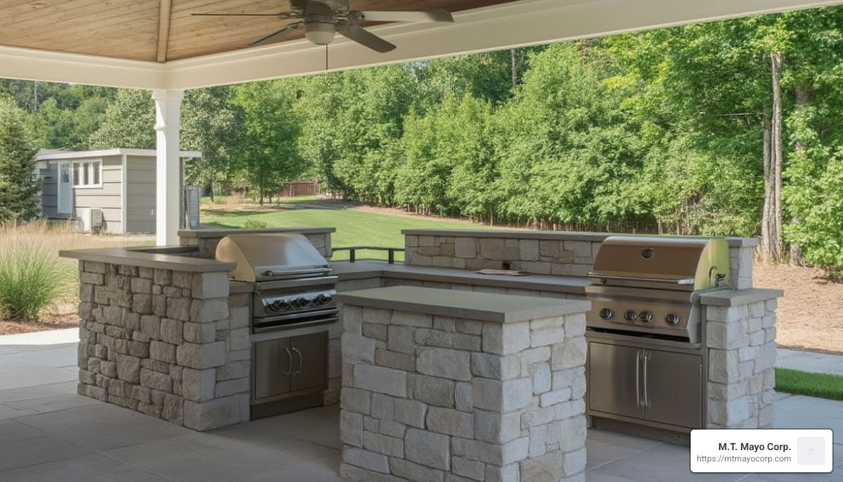 weather resistant outdoor kitchen materials - outdoor kitchen builders near me