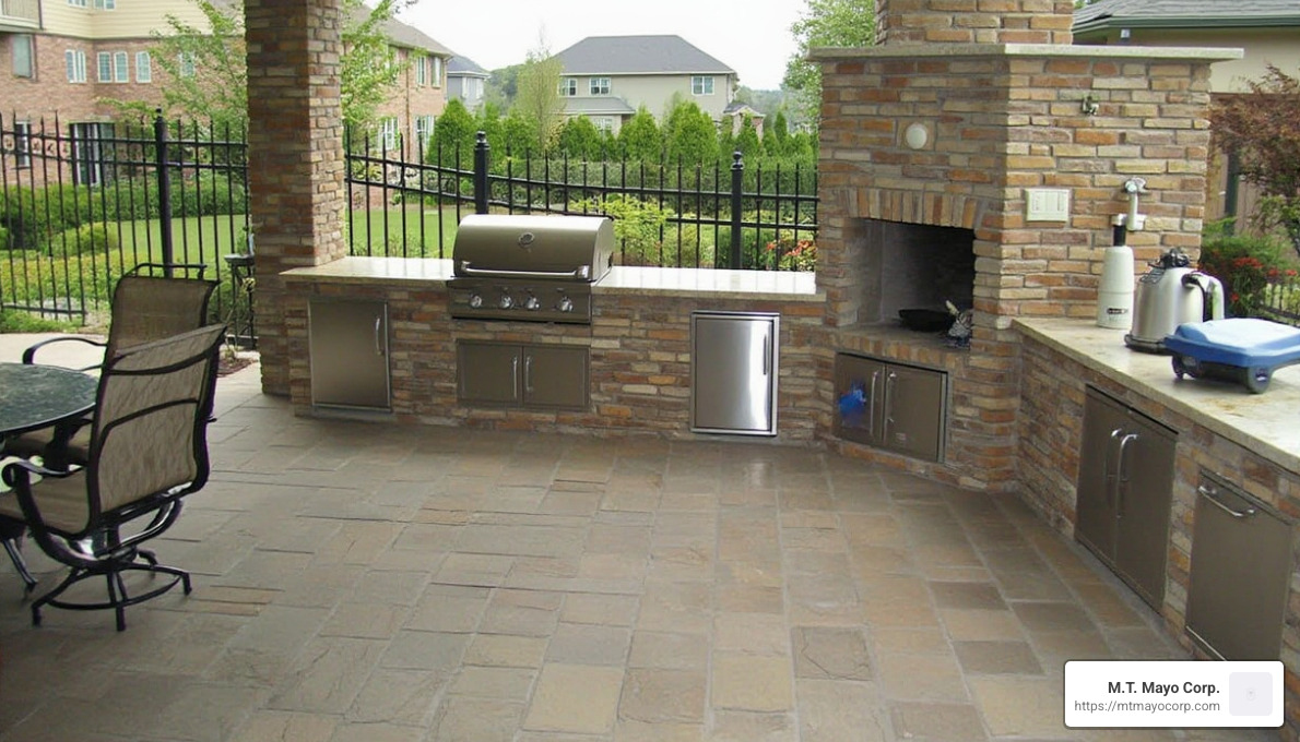 outdoor kitchen construction timeline - outdoor kitchen builders near me