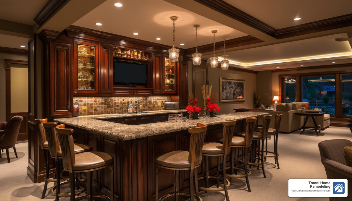 professional basement bar renovation - basement bar renovations