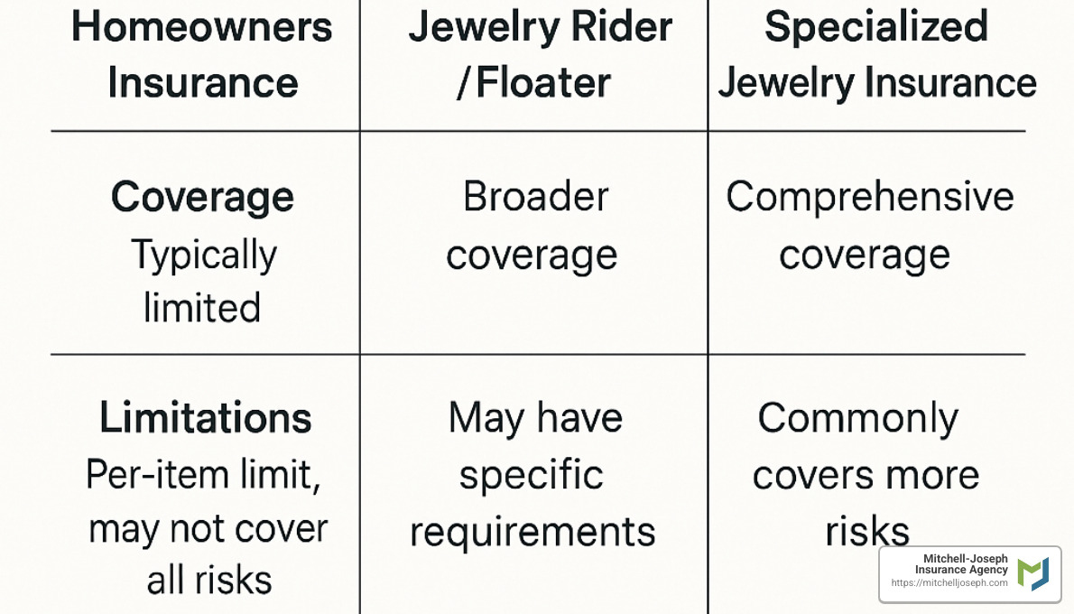 comparing jewelry insurance policies - do people put insurance on expensive jewelry