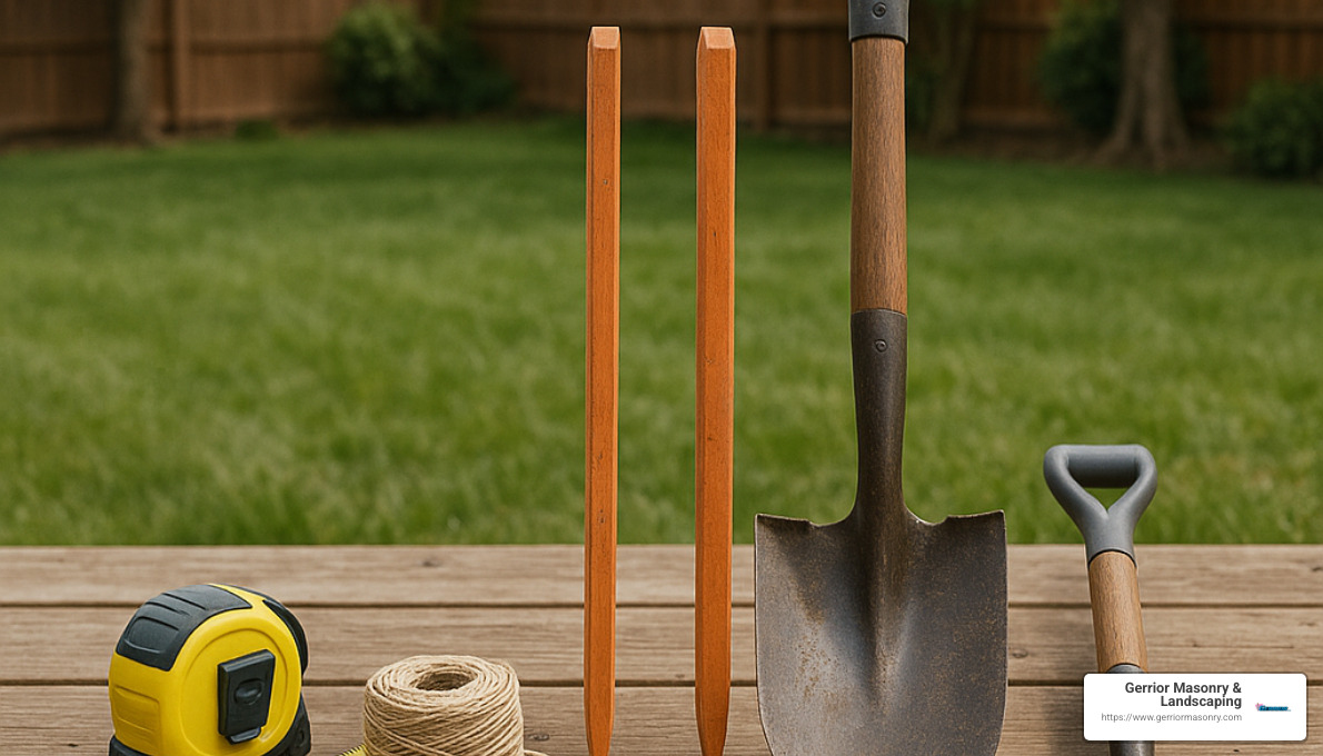 tools for building a paver patio - build a paver patio