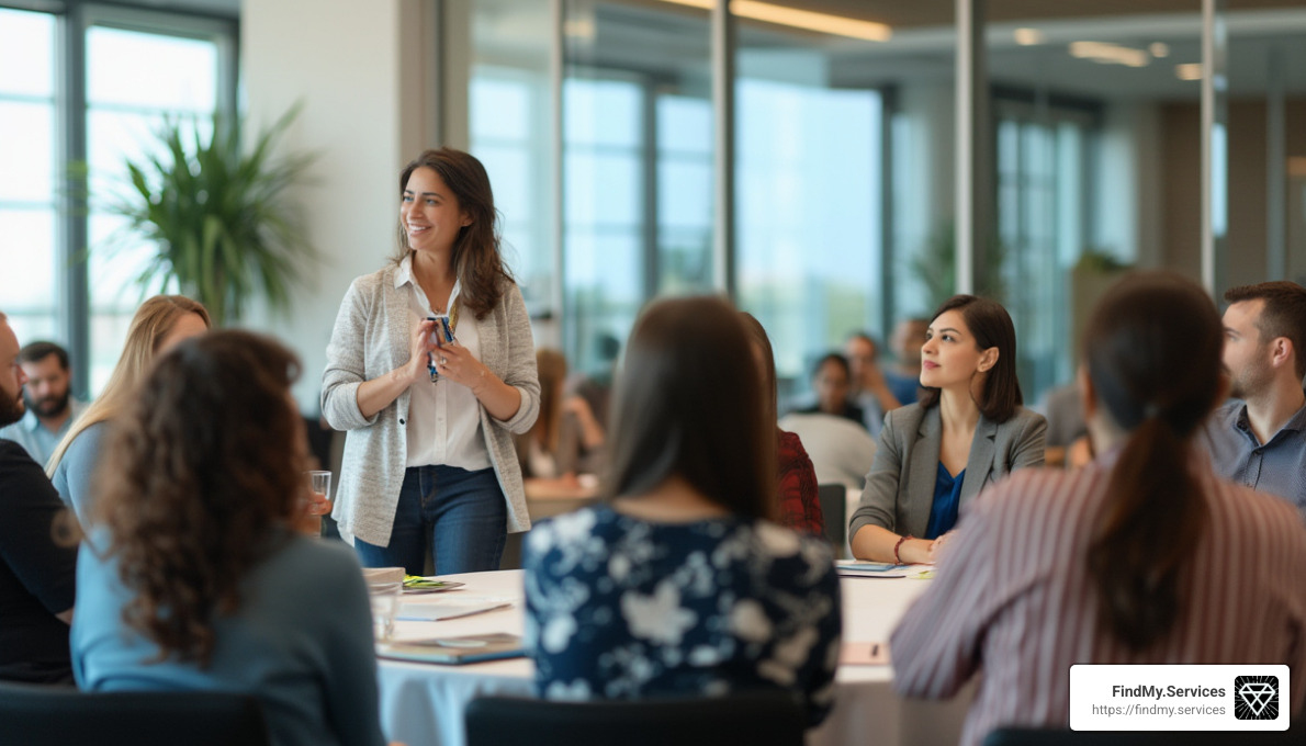 speech therapist attending a workshop - Certified speech therapist