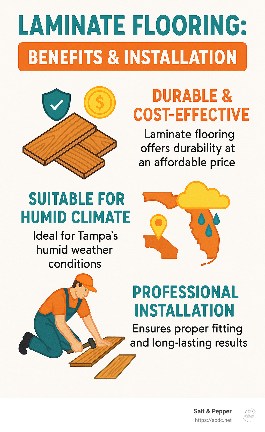 Infographic on the benefits and installation of laminate flooring - laminate flooring installation tampa infographic Infographic on the benefits and installation of laminate flooring - laminate flooring installation tampa infographic
