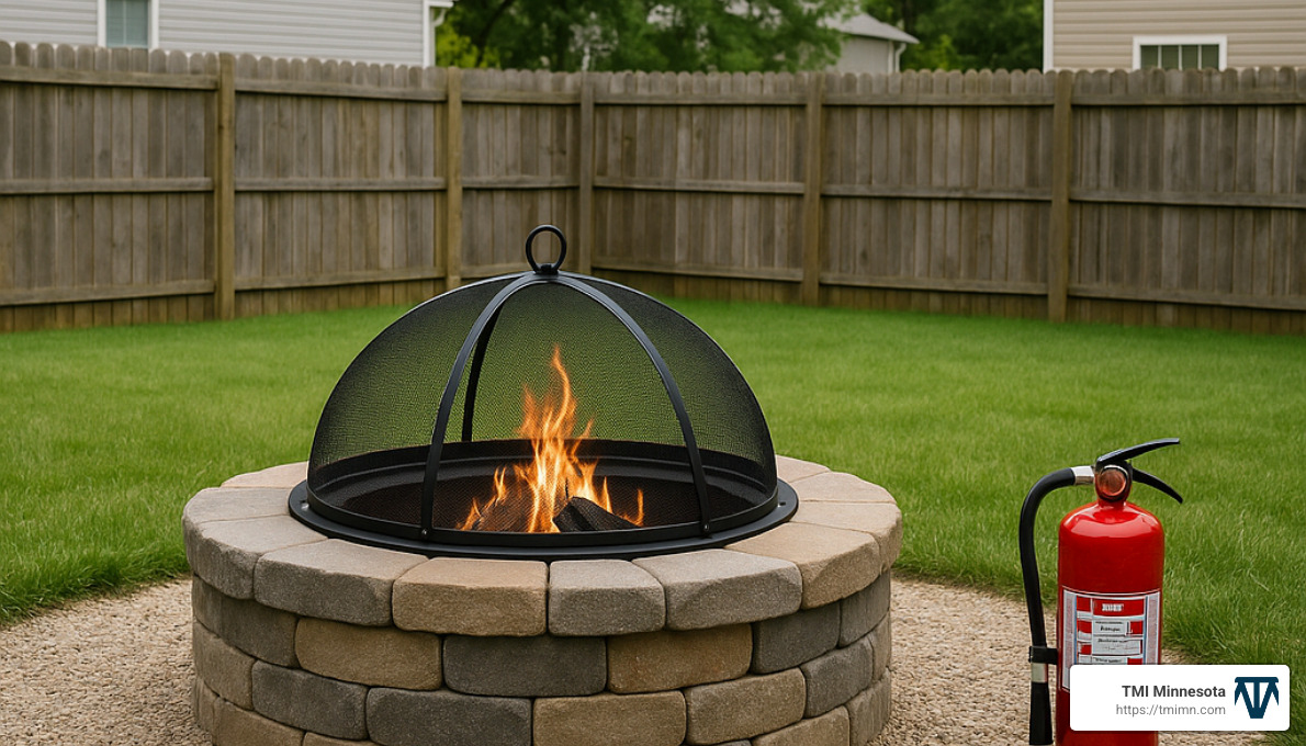 fire pit safety practices - Outdoor fire pit construction