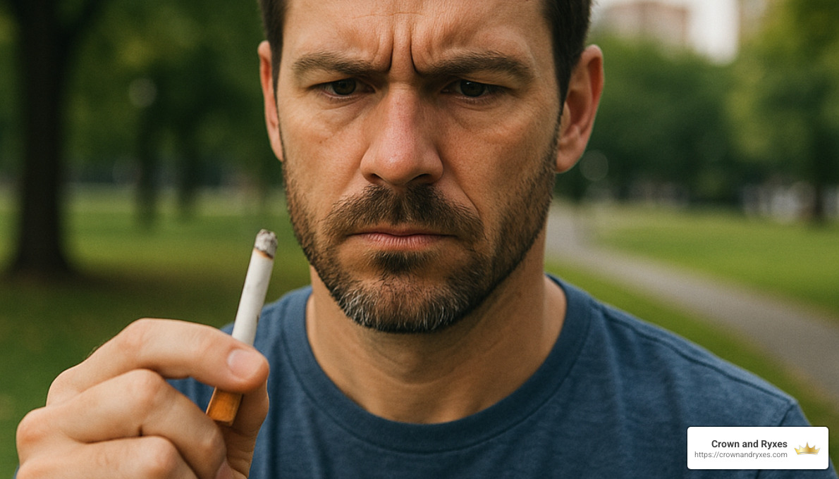 Man quitting smoking for better erectile function - natural treatments for ed Man quitting smoking for better erectile function - natural treatments for ed